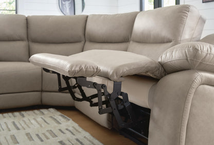 Brannigan 6-Piece Reclining Sectional with Storage Console