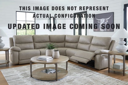 Brannigan 7-Piece Reclining Sectional with Storage Consoles