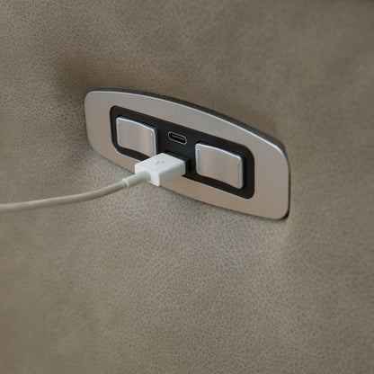 Brannigan 6-Piece Reclining Sectional with Storage Console