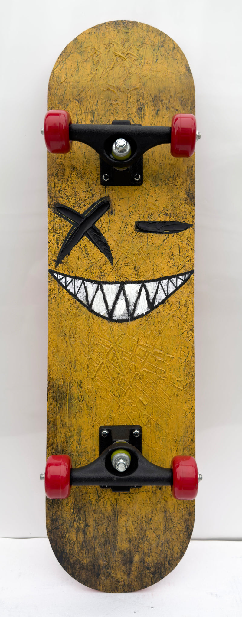 ''Skateboard - Smile Wink'' Hand-painted Skateboard