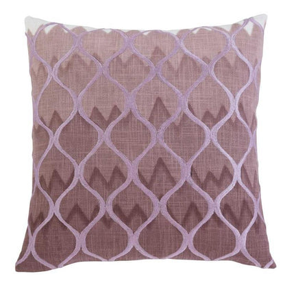 Decorative Lavender Ogee Pillow Cover