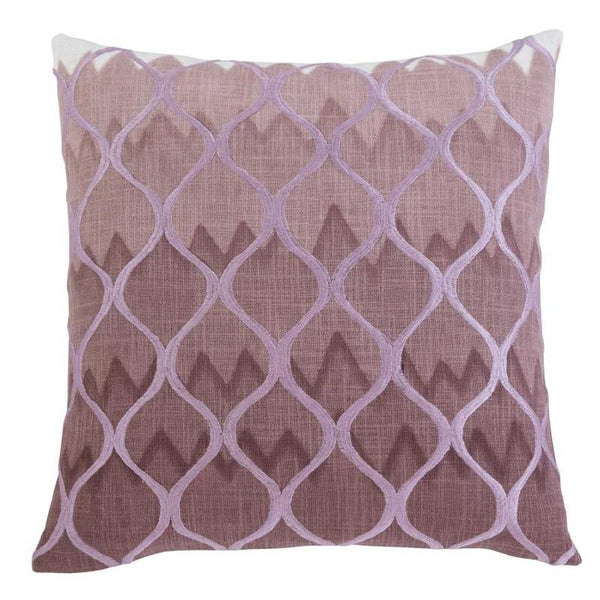Decorative Lavender Ogee Pillow Cover