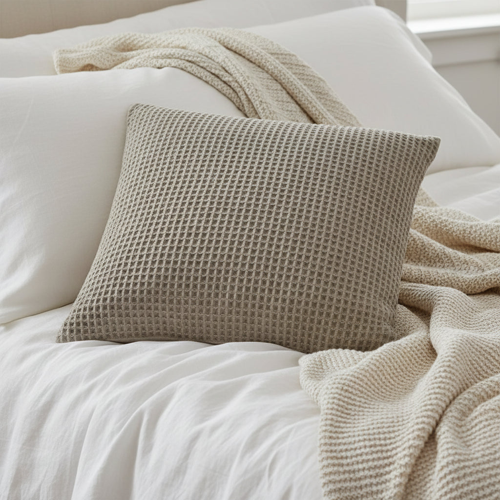 Waffle Weave Pillow Cover