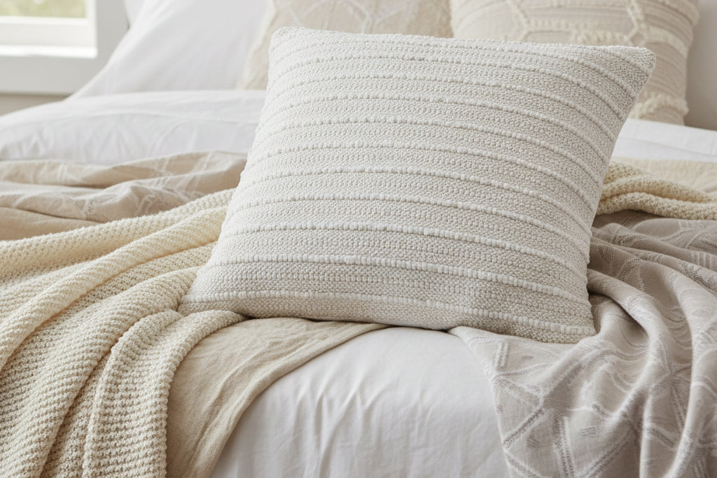 Theban Textured Weave Pillow