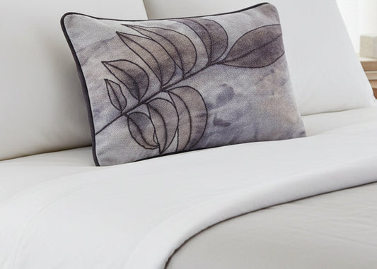 Abstract Leaf Pillow