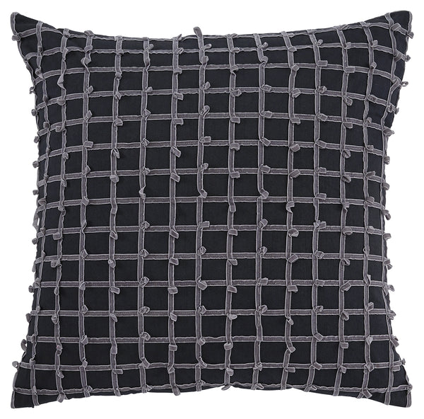 Decorative Grid Texture Pillow