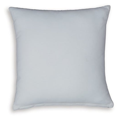 Navy Embroidered Pillow Cover