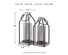 Diedrick Lantern Set (2/CN)