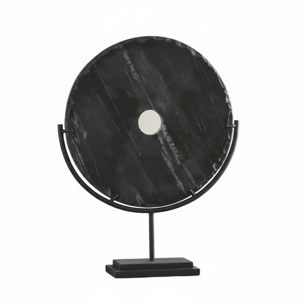 Sculpture Black Disc