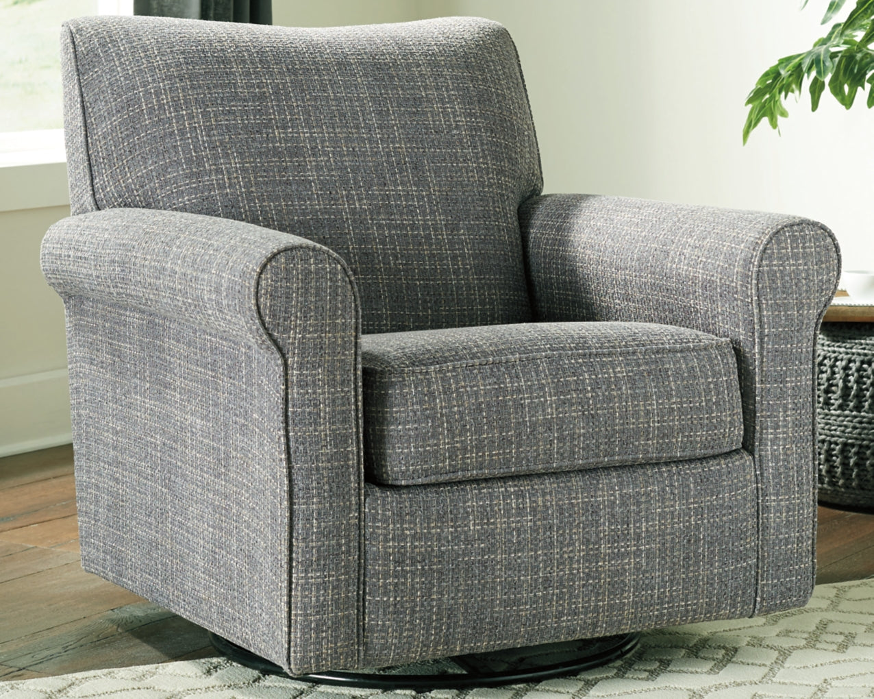 Renley Swivel Glider Accent Chair