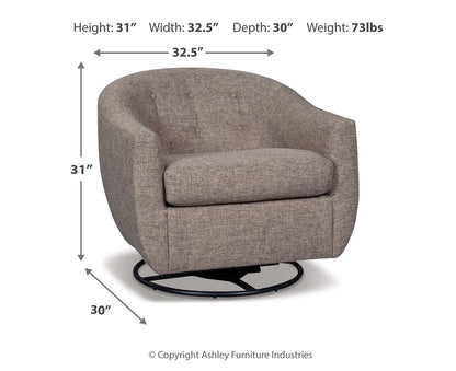 Upshur Swivel Glider Accent Chair