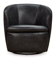 Kierreys Swivel Accent Chair in Midnight