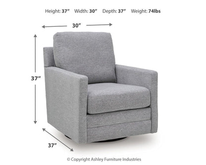 Freybourne Next-Gen Nuvella Swivel Accent Chair