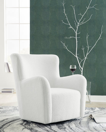 Rowenburg Swivel Glider Accent Chair