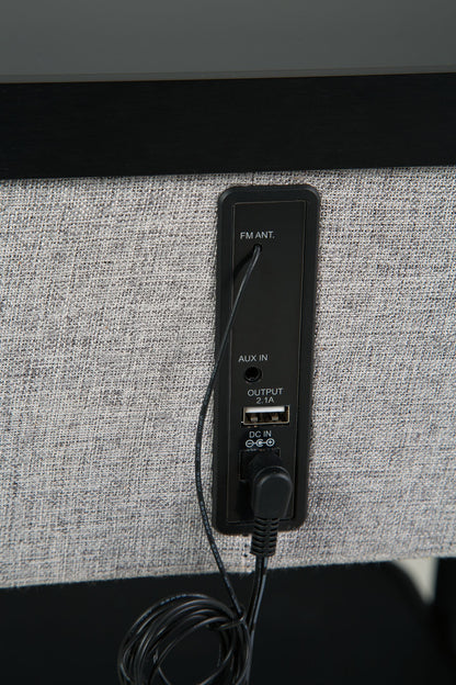 Mesa auxiliar Jorvalee con altavoz