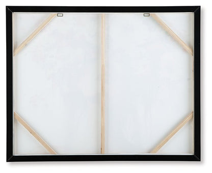 Shadwick Floral Wall Art with Gallery Frame