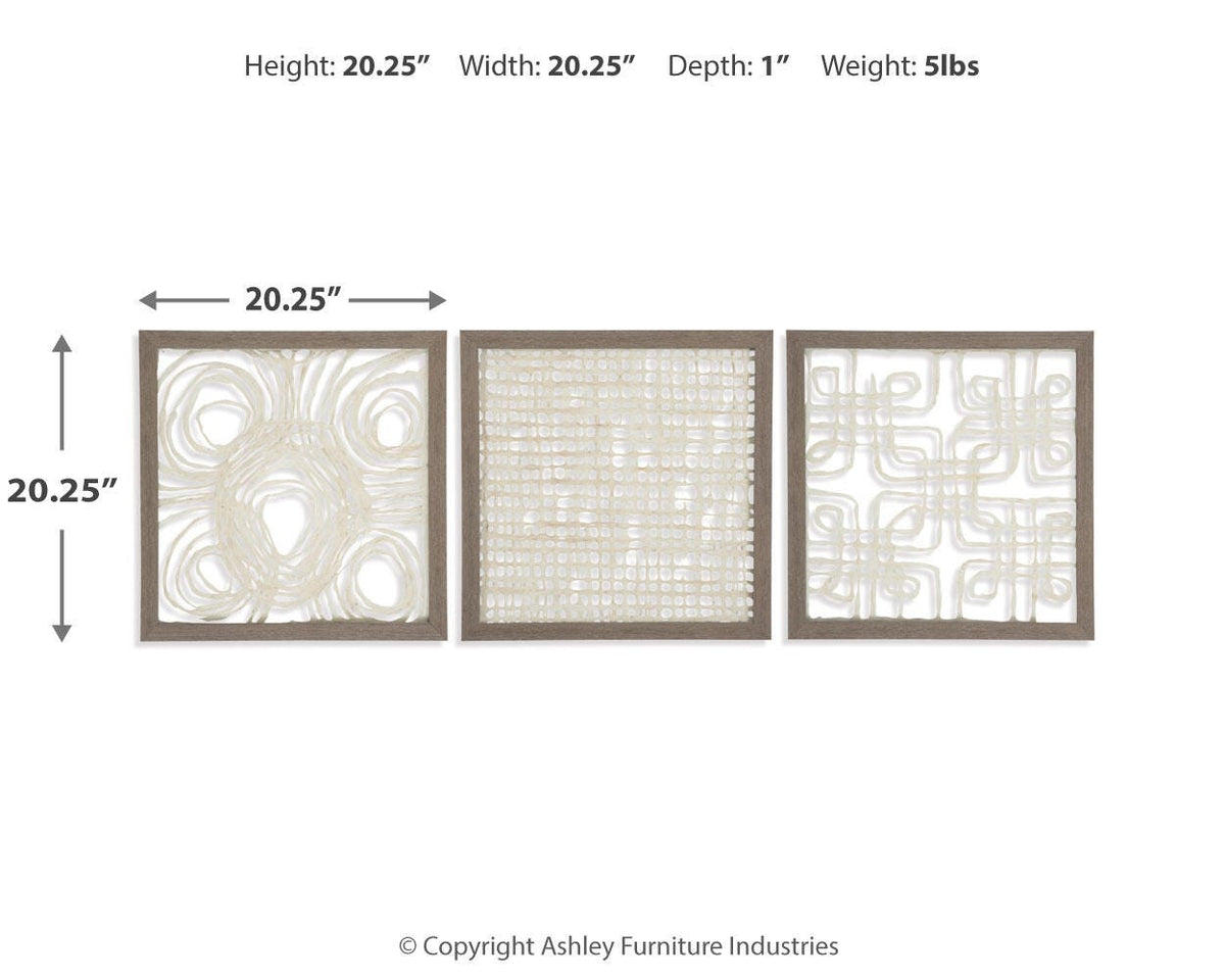 Odella Wall Decor Set (3/CN)