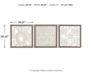 Odella Wall Decor Set (3/CN)