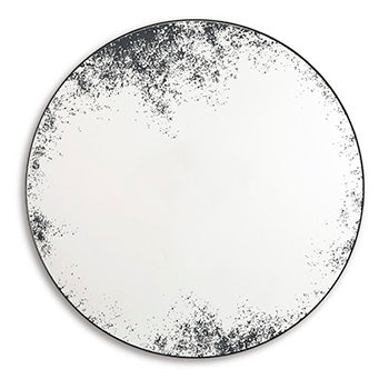 Kali Modern Accent Mirror with Antiqued Distressed Glass