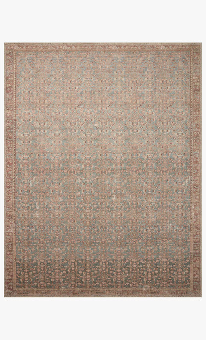 Angela Rose x Loloi Aubrey AUB-04 Azul/Terracota