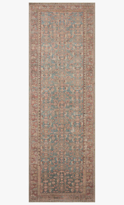 Angela Rose x Loloi Aubrey AUB-04 Azul/Terracota