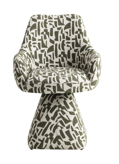 Priel Upholstered Accent Chair with Swivel