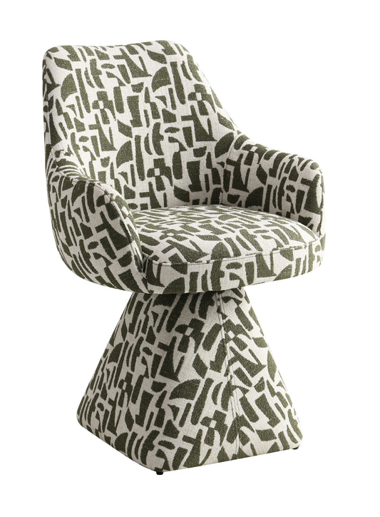 Priel Upholstered Accent Chair with Swivel