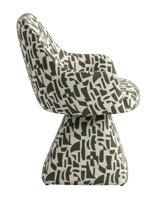 Priel Upholstered Accent Chair with Swivel