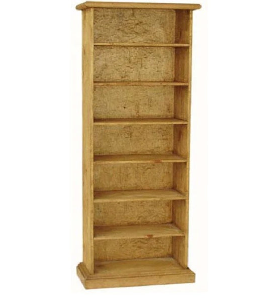 Rustic Wood DVD Storage Tower