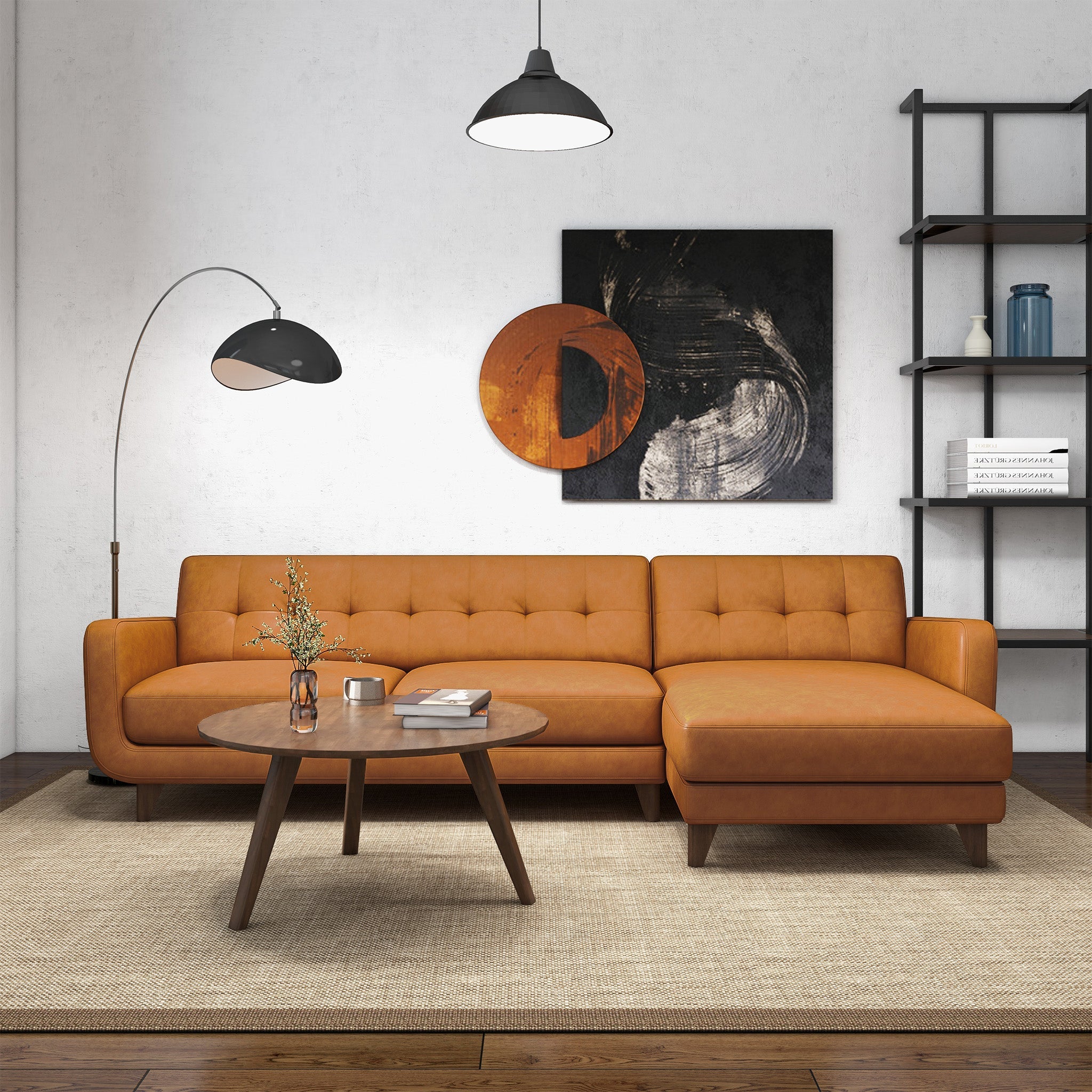 Ashcroft Imports Allison Sectional Sofa
