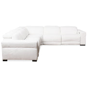 Sofá seccional reclinable Yohan - Boucle blanco