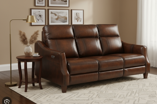 Power Sofa w/ Dropdown Console