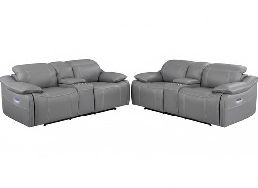 Amalie 2PC Power Reclining Living Room Set