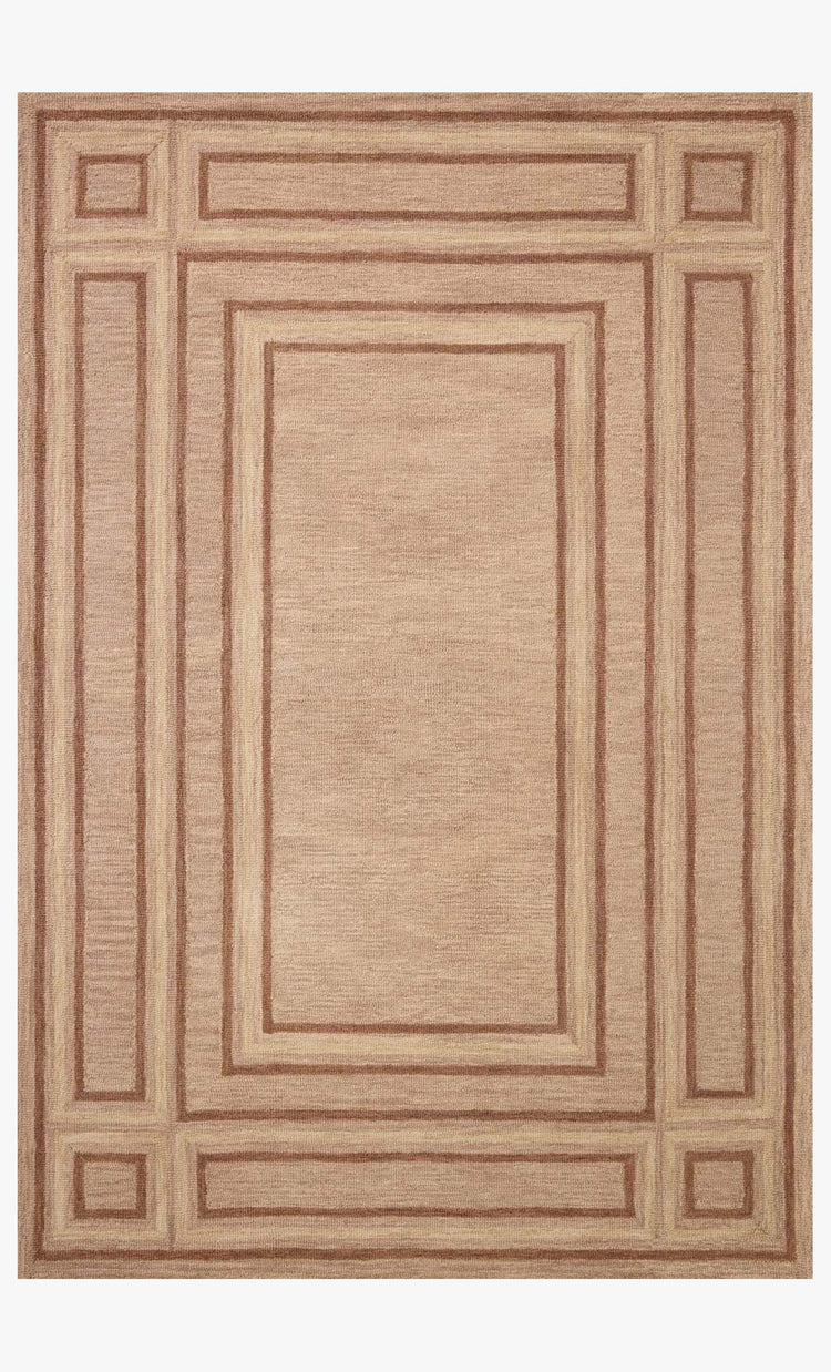 ALF-01 CJ Rug in Blush / Rose