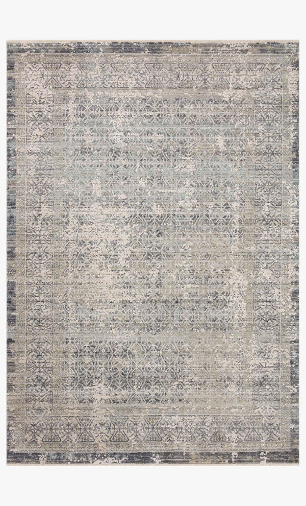 Amber Lewis x Loloi Alie ALE-04 Sky / Stone