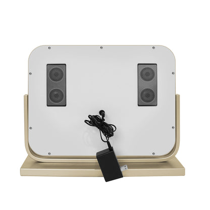 Allura Tri-Tone LED Makeup Mirror with Bluetooth Speakers