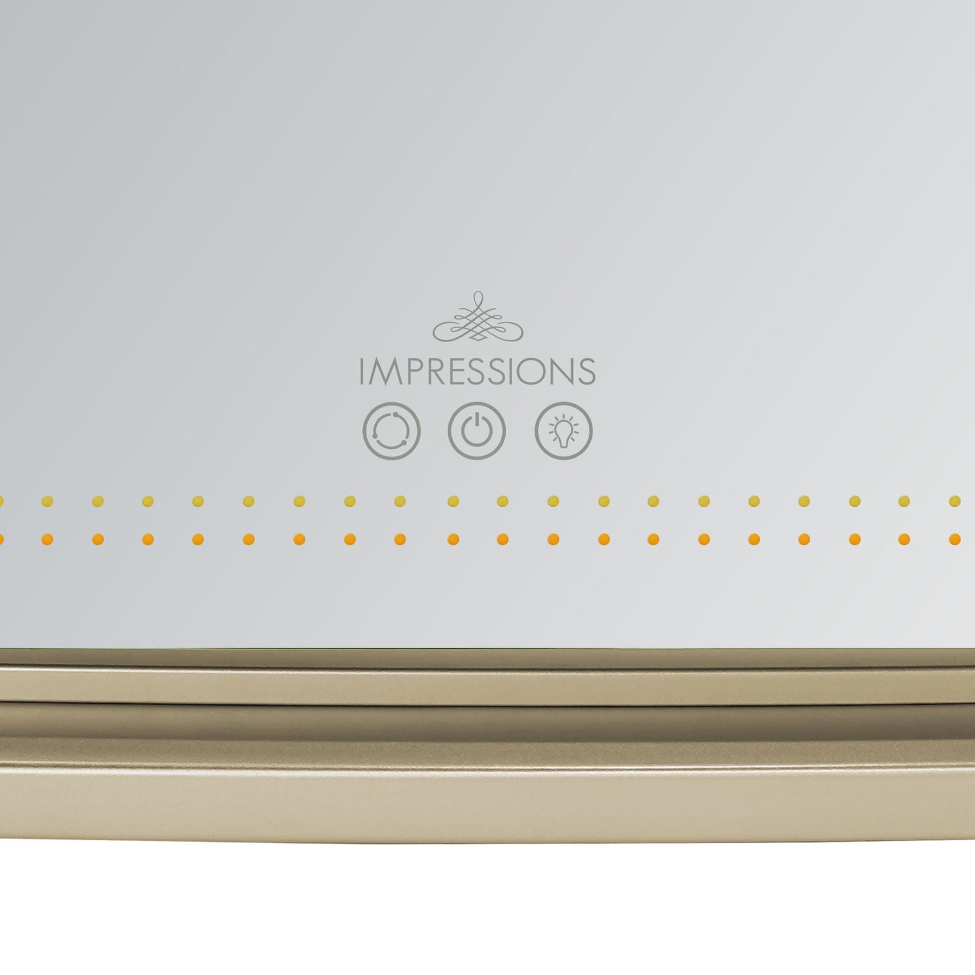 Allura Tri-Tone LED Makeup Mirror with Bluetooth Speakers