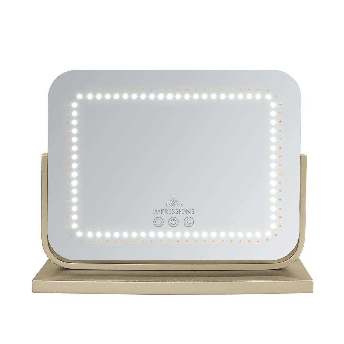 Allura Tri-Tone LED Makeup Mirror with Bluetooth Speakers