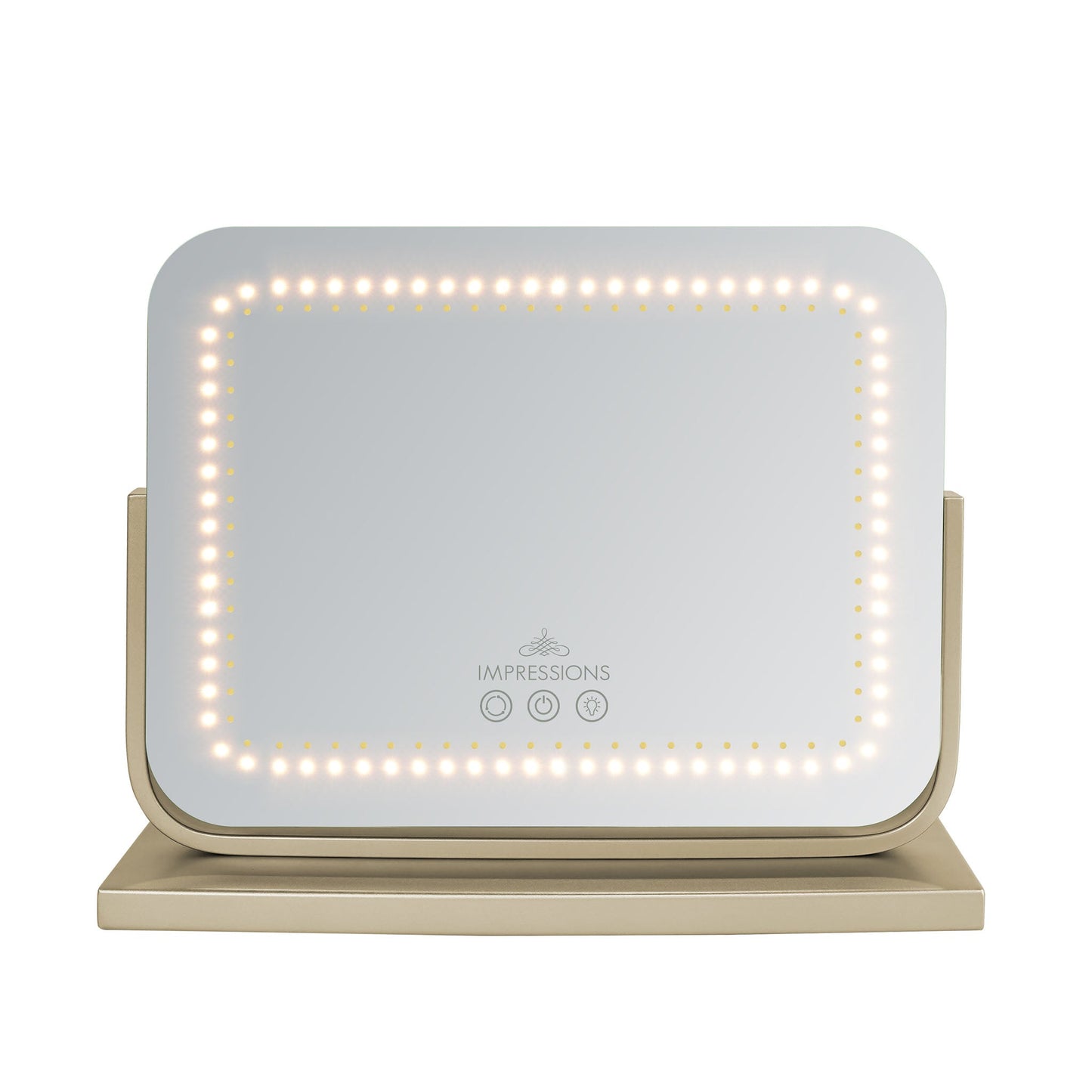 Allura Tri-Tone LED Makeup Mirror with Bluetooth Speakers