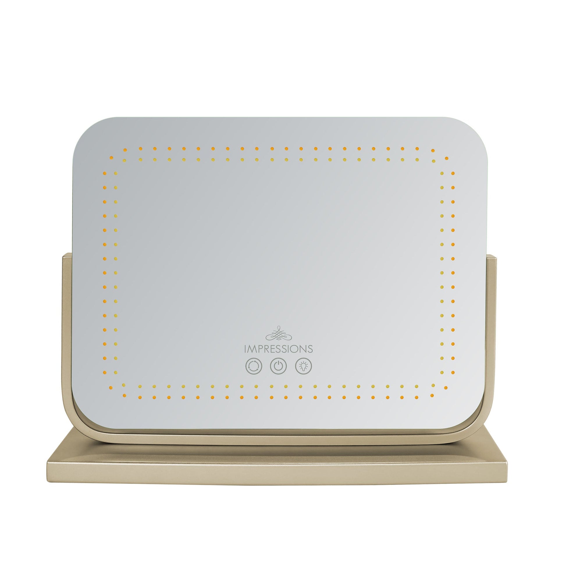 Allura Tri-Tone LED Makeup Mirror with Bluetooth Speakers