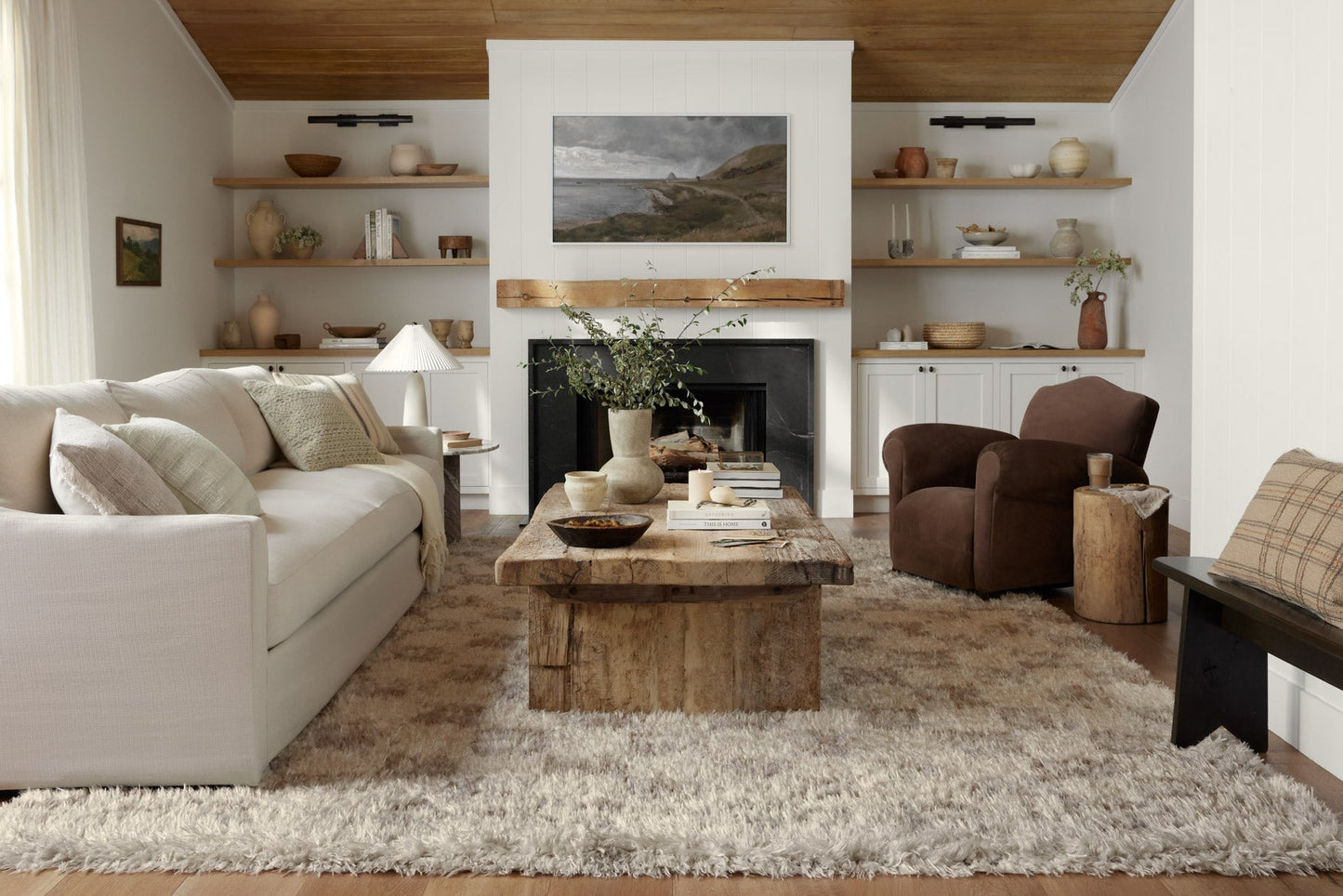 Angela Rose x Loloi Amira AMI-05 Ivory / Pebble