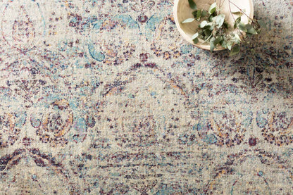 Loloi Anastasia AF-05 Silver / Plum