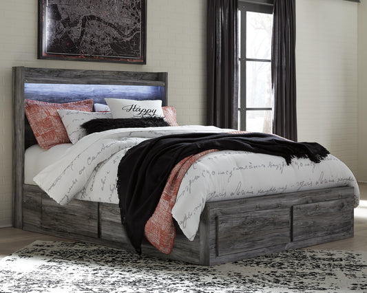 Baystorm Queen Panel Bed with 6 Storage Drawers