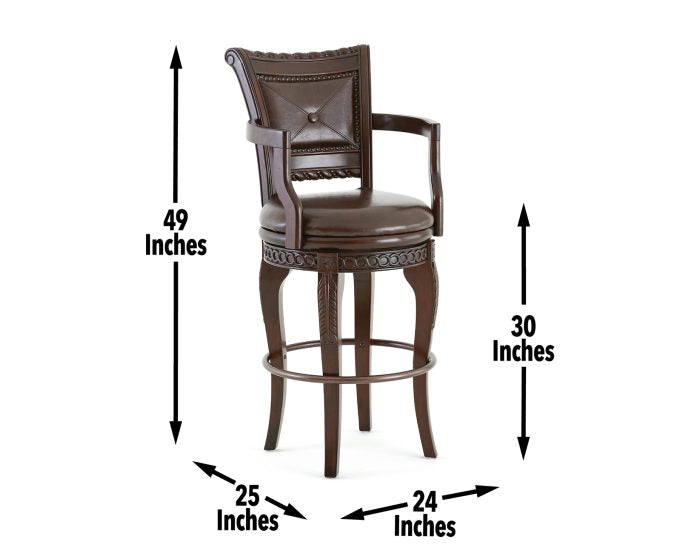 Antoinette 30″ Swivel Bar Stool