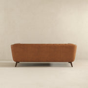 Addison Leather Sofa (86" Cognac)