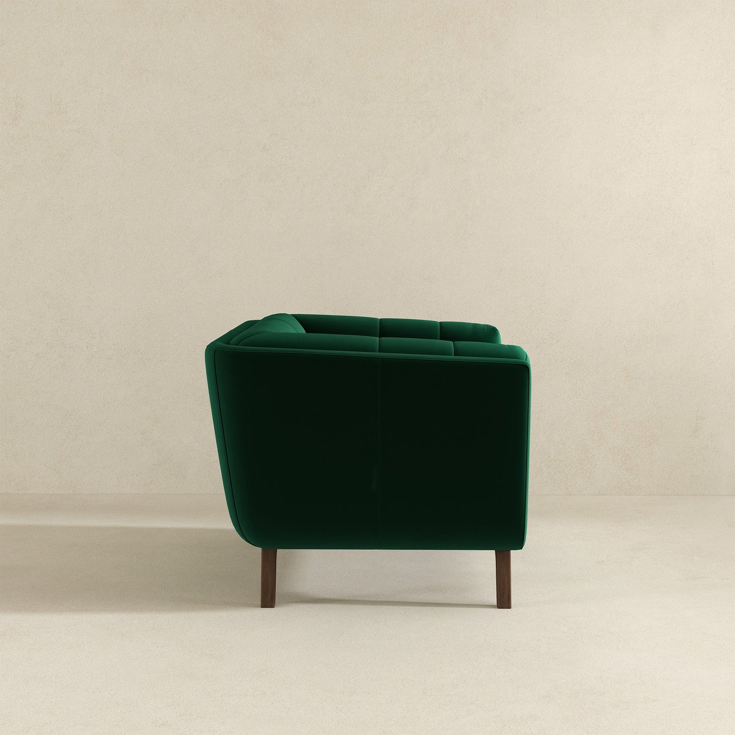 Sillón Addison (terciopelo verde oscuro)