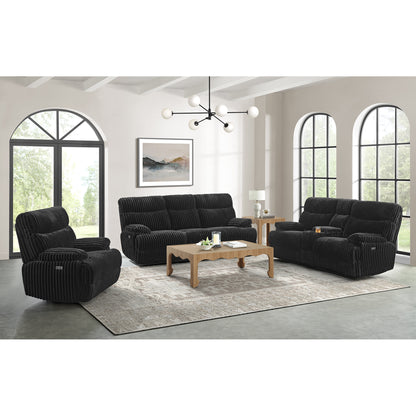 Admiral Power Motion Sofa in Masis Black