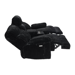 Admiral Power Motion Loveseat with Console in Masis Black