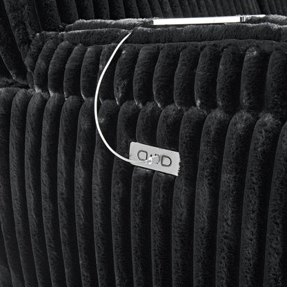 Admiral Power Motion Sofa in Masis Black