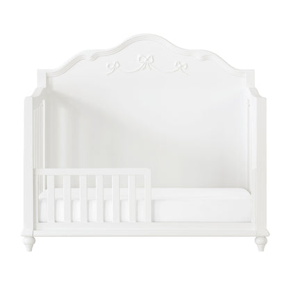 Alana Crib with Guardrails in White